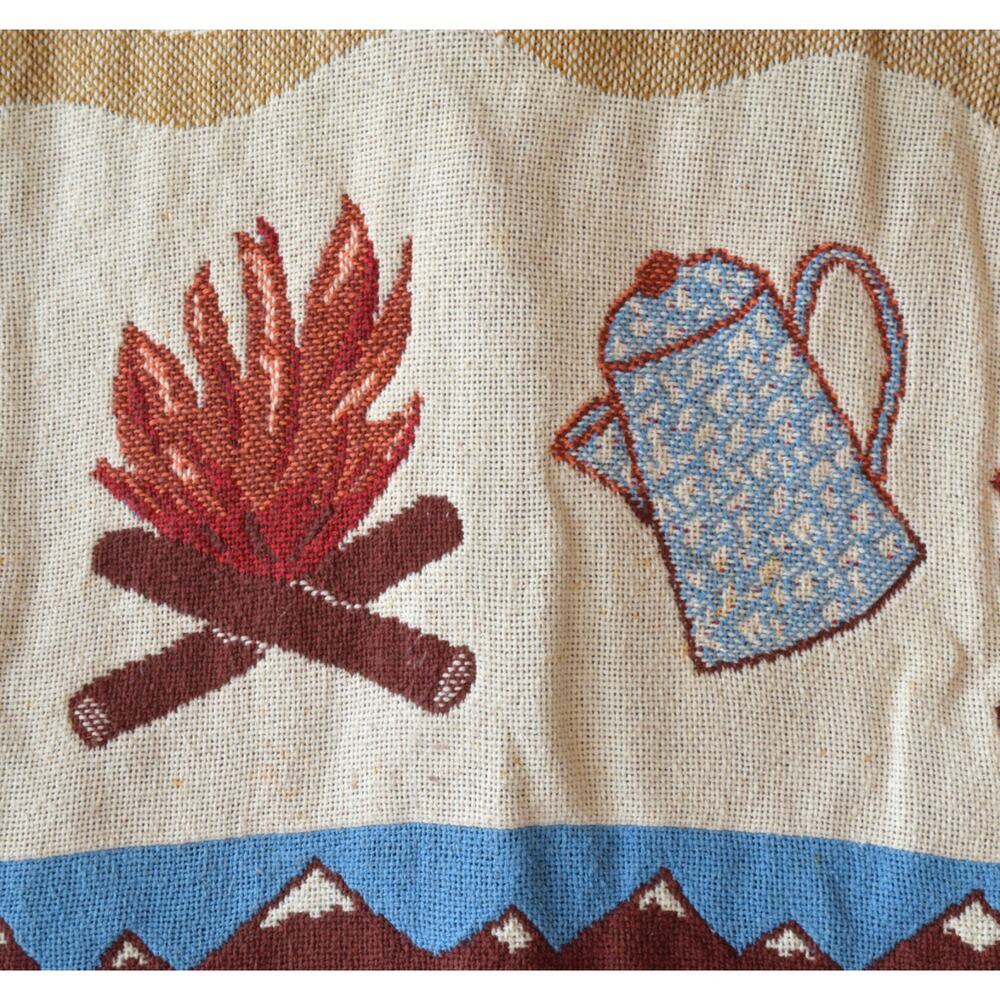 Silverado Camping Fire Outdoors Coat Tapestry Jacket - Size M/L - Picture 8 of 9